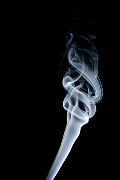 Белый мягкий дым — стоковое фото