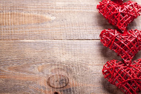 Harten als symbool van de liefde — Stockfoto