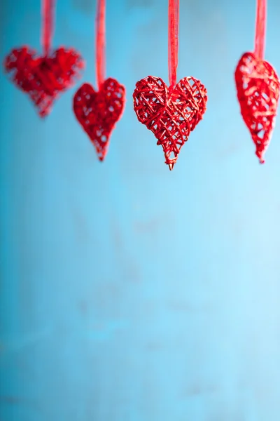 Hjärtan som symbol för kärlek — Stockfoto