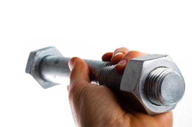 Büyük galvanizli cıvata