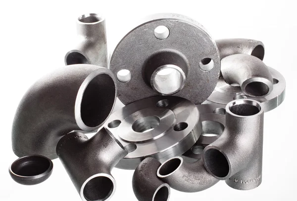 Steel welding fittings. — Stock Photo, Image