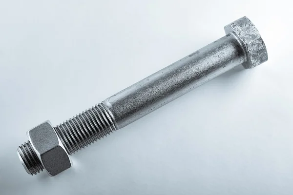 Big  galvanized bolt — Stock Photo, Image