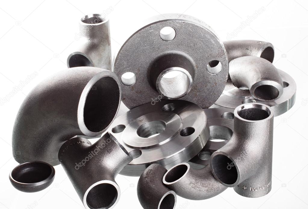 Steel welding fittings.