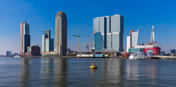Panorama Rotterdamu na denní světlo — Stock fotografie