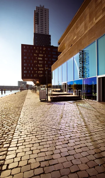 Längs floden i Rotterdam — Stockfoto