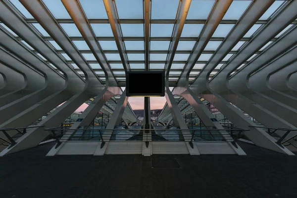 Estación Tren Lieja Desde Calatrava Arquitecto —  Fotos de Stock