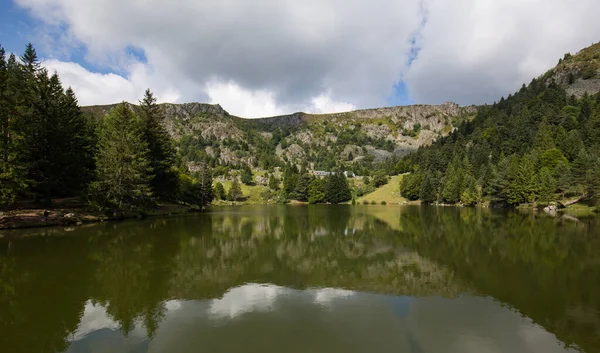 Lago Los Vosgos Montañas Francia — Foto de Stock