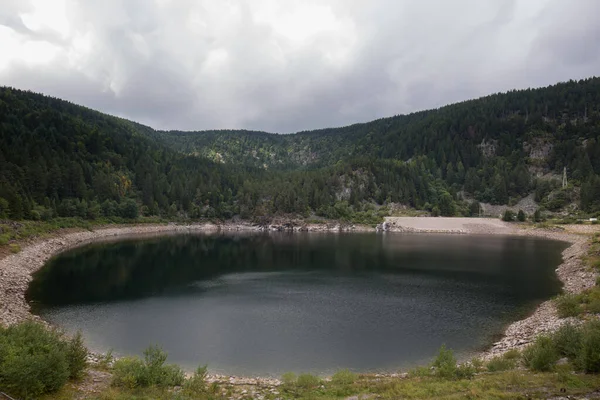 Danau Air Hitam Pegunungan Vosges Perancis — Stok Foto