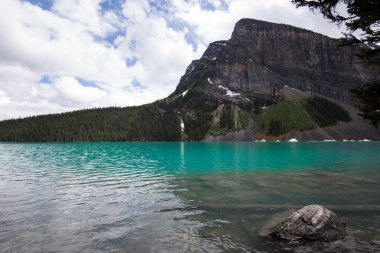 Alberta, Kanada 'da Louise Gölü. Kimse.
