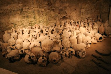 Eski Roma amphores Pula, Hırvatistan