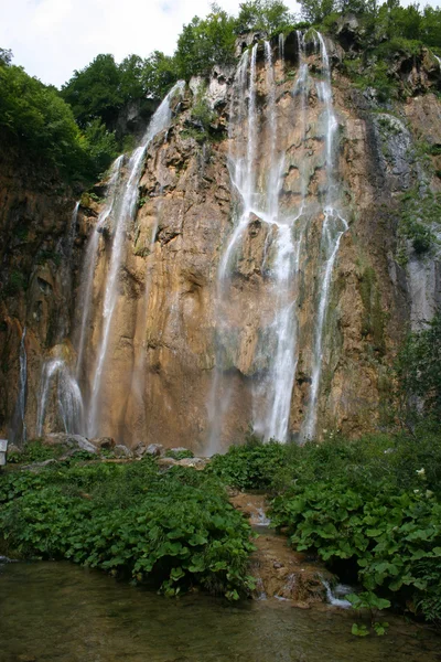 Cascadas en Plitvice parc, Croacia — Foto de Stock
