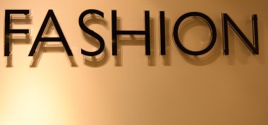 Moda Döküm gölge gloden arka plan üzerinde siyah metin