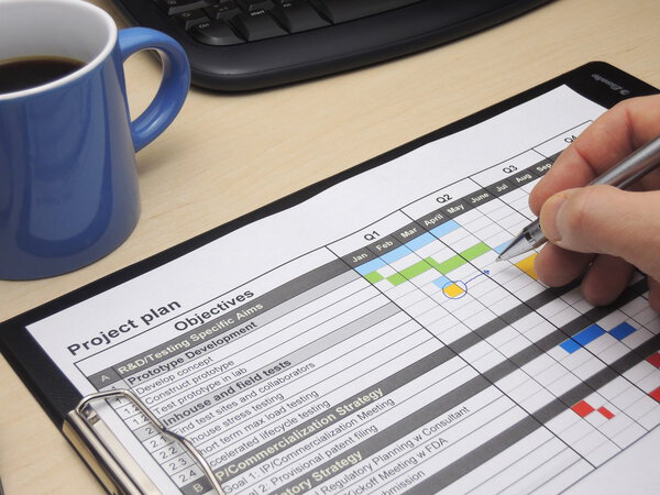 Updating the project plan