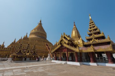 Shwezigon Pagoda Bagan, Myanmar 'da