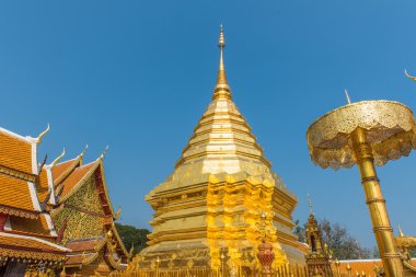 WAT phrathat DOI suthep Tapınağı chiang Mai, Tayland.