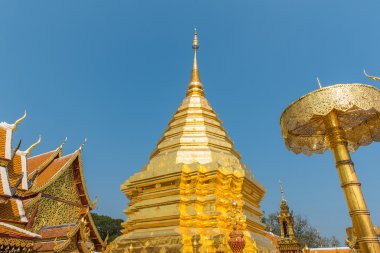 WAT phrathat DOI suthep Tapınağı chiang Mai, Tayland.