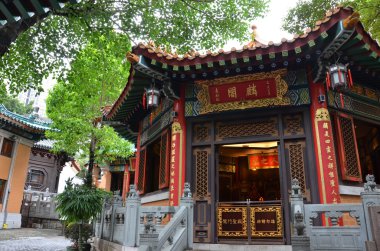 Hong Kong - Haziran 2014: Wong Tai Sin temple üzerinde 25 Haziran 2014 yılında