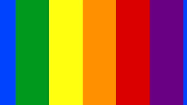 Loopable - Arrière-plan coulissant couleur arc-en-ciel 