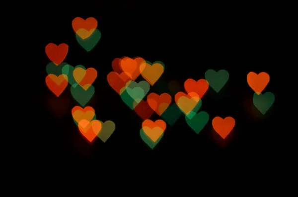 Background with colored bokeh. Background to the Valentine's day — Stock Photo, Image
