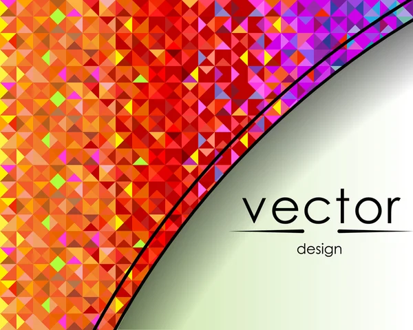 Vector set van de achtergrond van driehoeken — Stockvector