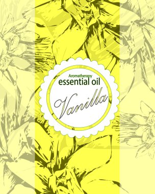 esans vanilya için etiket