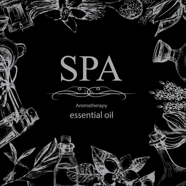 El concepto de procedimiento Spa — Vector de stock