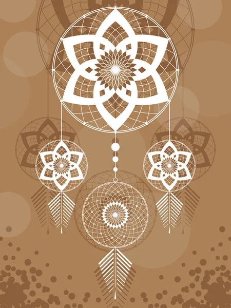 Amulette du Dreamcatcher — Image vectorielle