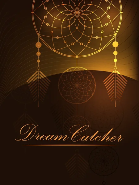 Amulette du Dreamcatcher — Image vectorielle