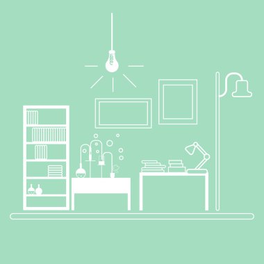 görüntü bilimsel kimya laboratuarı