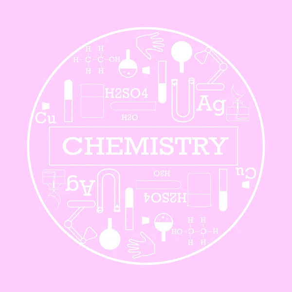 Kimya bilim kavramı — Stok Vektör