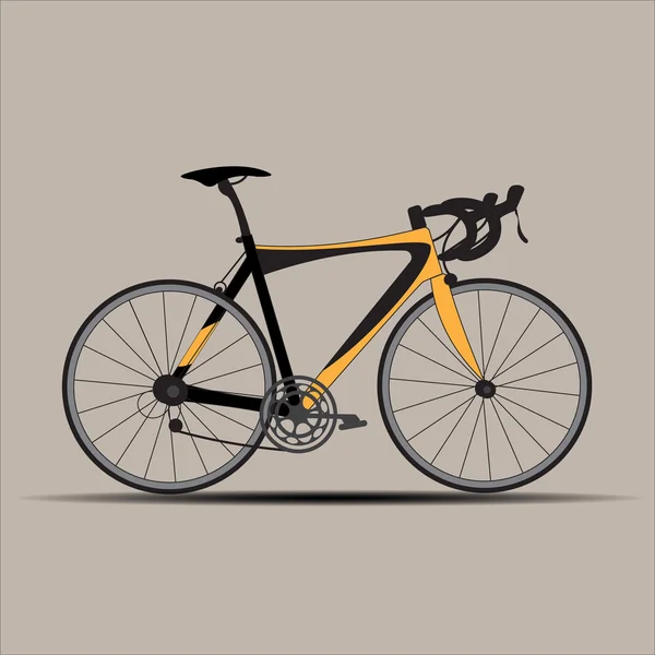 La imagen de la bicicleta aislada — Vector de stock