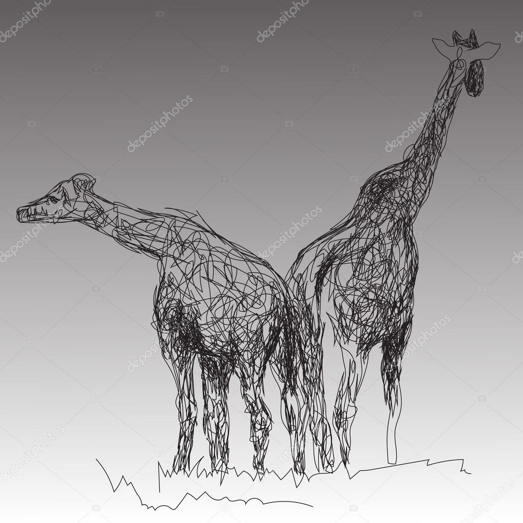 手描きのスタイルで 2 つのキリンの画像 ストックベクター C Burmusia List Ru 手描きのスタイルで 2 つのキリンの画像 ストックベクター C Burmusia List Ru