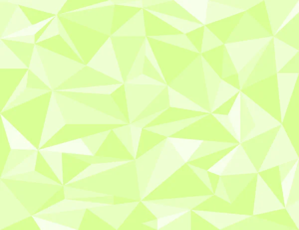 Low-Poly-Vektor, grünes Low-Poly-Design, abstrakter Low-Poly-Hintergrundvektor, geometrischer grüner Hintergrund mit dreieckigen Polygonen. — Stockvektor