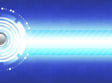 Dijital iş arka plan, vektör teknik daire ve teknoloji arka plan.