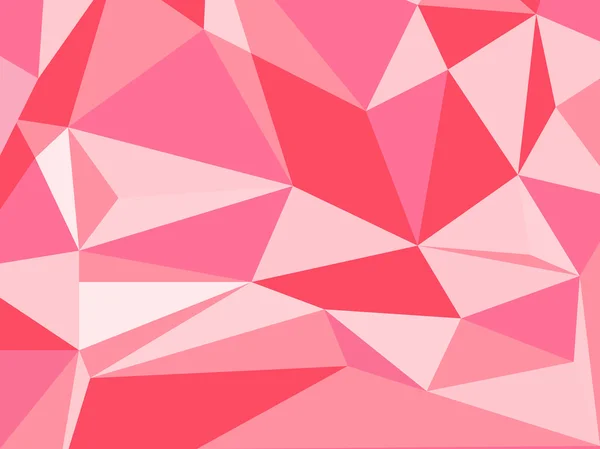 Vecteur rose low poly style, Fond géométrique avec polygones triangulaires . — Image vectorielle