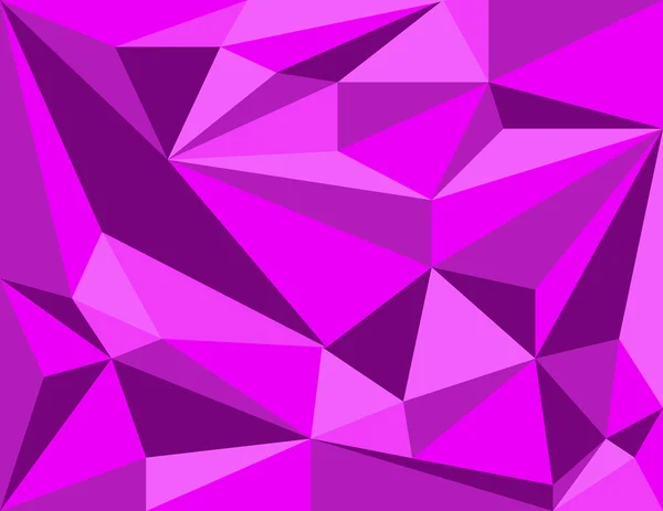 Violeta vector de bajo estilo poli, fondo geométrico violeta con polígonos triangulares . — Archivo Imágenes Vectoriales