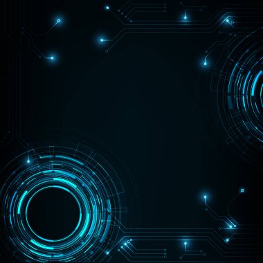 Vektör soyut teknoloji tasarımı .