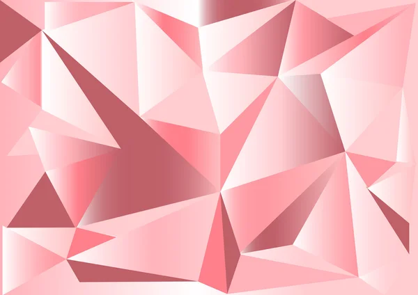 Low-Poly-Stil Vektor, rosa Low-Poly-Design, Low-Poly-Stil Illustration, abstrakte Low-Poly-Hintergrund Vektor, Vektor geometrischer Hintergrund mit Dreiecken, — Stockvektor