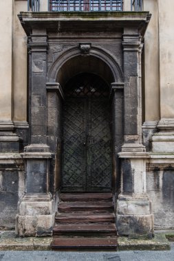 Bir Londra evin ön kapı