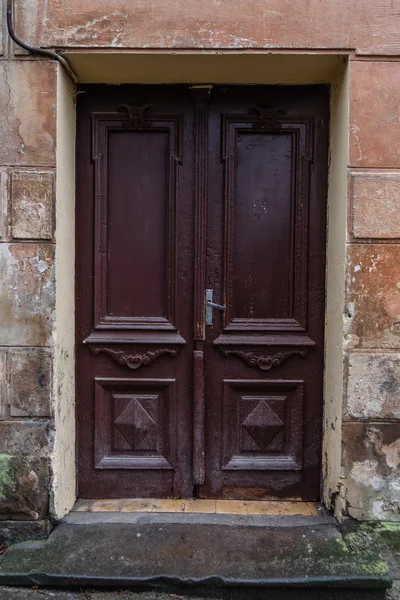 Vieille porte à Paris — Photo