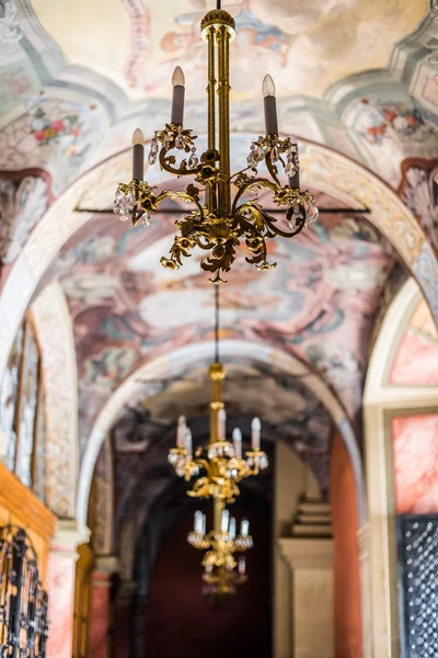 Church painted with frescoes — Stock Photo, Image