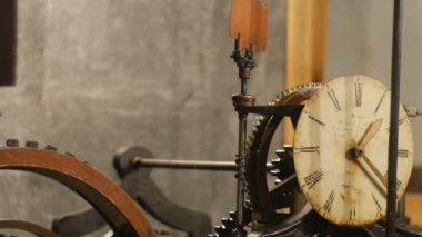 Jantlar iç saati mekanizmasındaki, yakın çekim