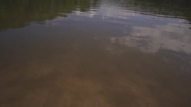 Lakewater etrafında sıçraması ile modern smartphone düşüyor