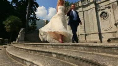 Ve yürümeye Italia Como evli