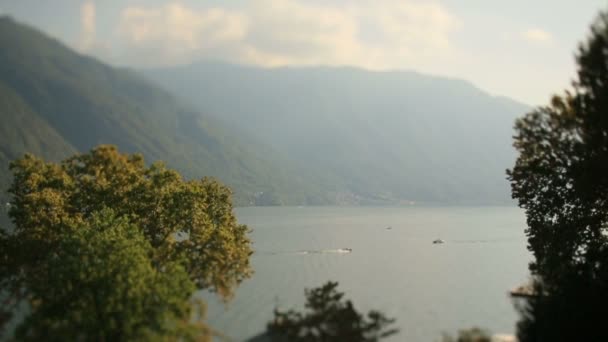 Krajobraz jeziora Como — Wideo stockowe