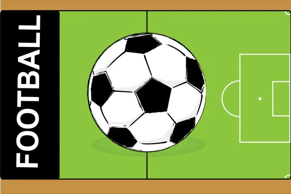 Fotbal fotbalový míč Stock Ilustrace