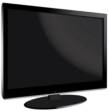 siyah lcd TV