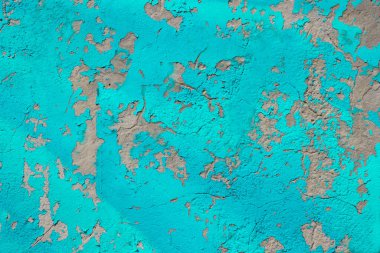 Turkuaz soyma boyası. Renkli soyut arkaplan.