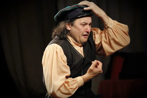 Chehov, commedia, vecchio stile, gioco, teatro russo 29 — Foto Stock