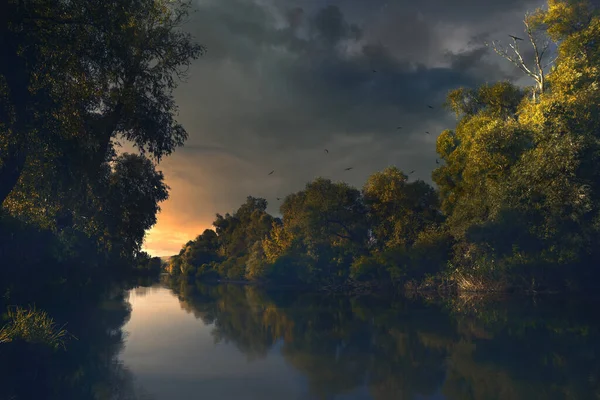   Batan güneşin son renkleri